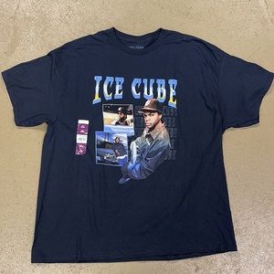 ICE CUBE Collage Black 2XL Cotton Shirt NWT